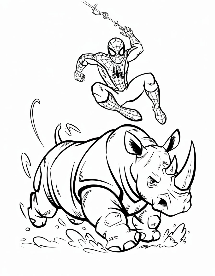 Spider-Man vs Rhino